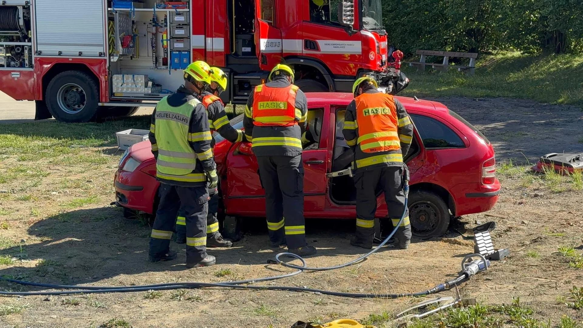Ukázka vyprošťování Soběchleby 28.6.2025