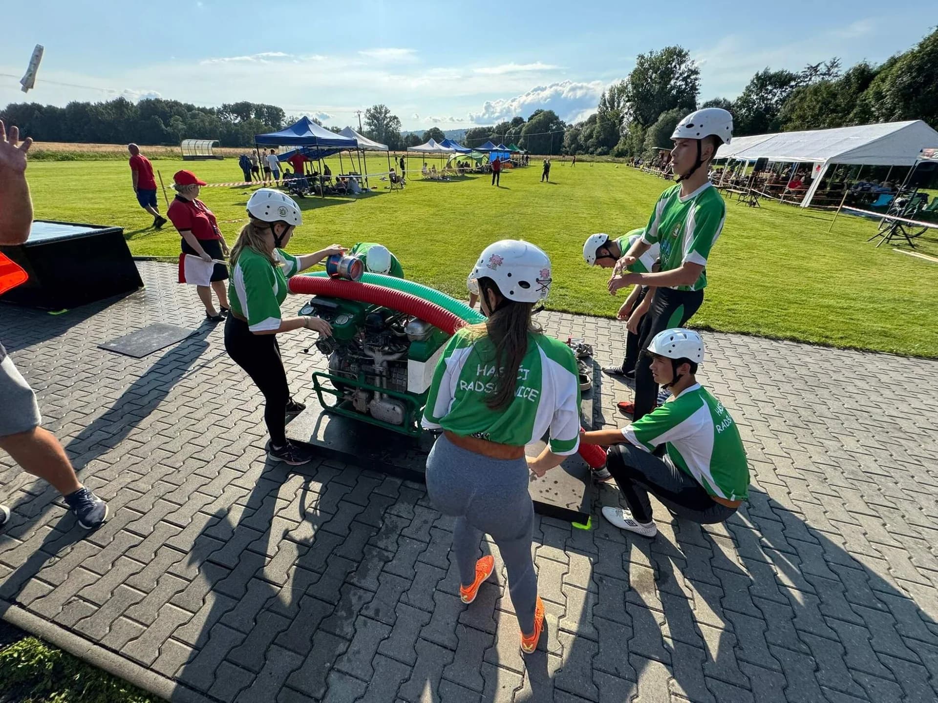 Dorost na soutěži VC OSH Přerov v Černotíně