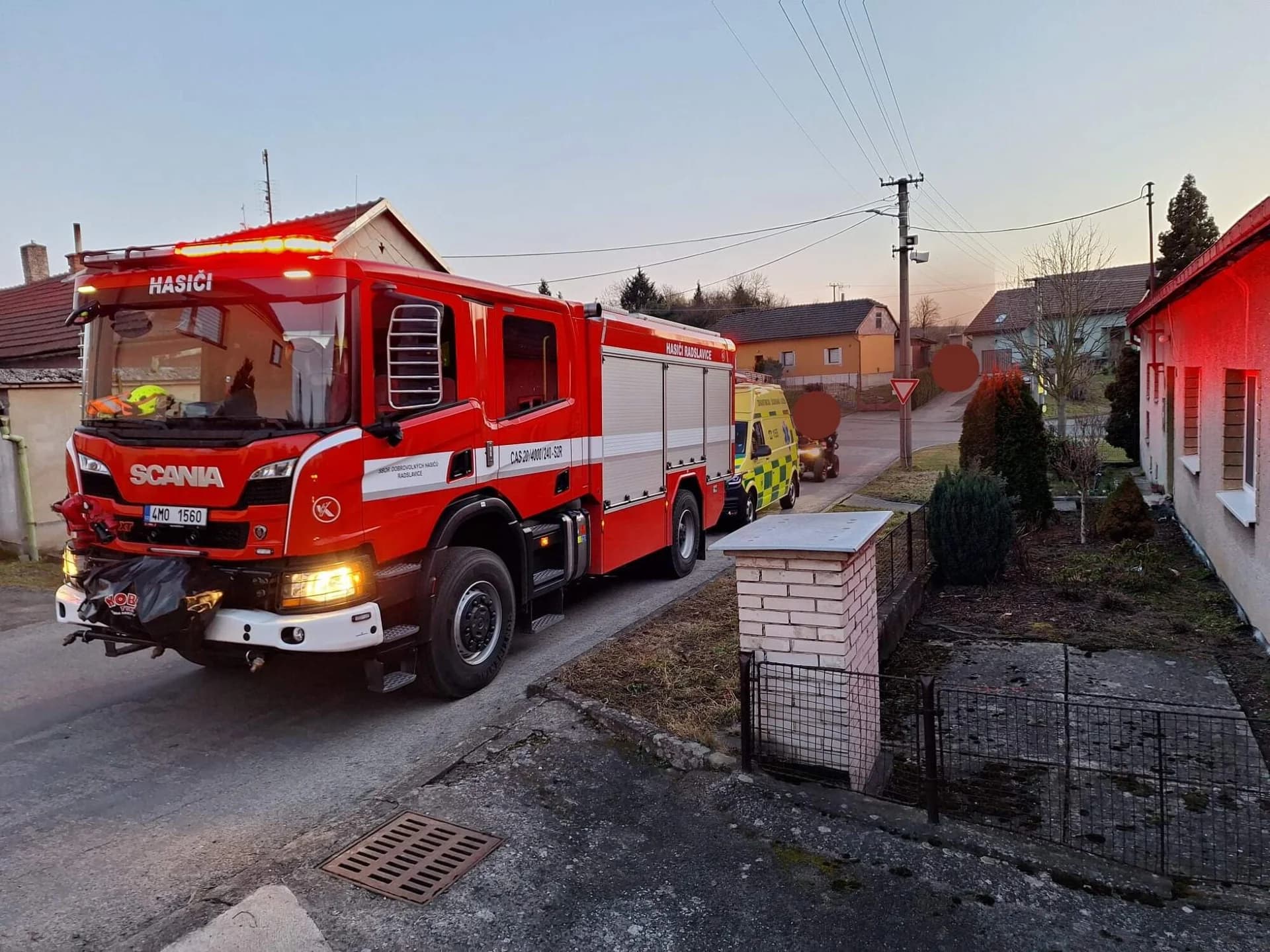 Záchrana osob, AED, Pavlovice u Přerova, 28.2.2026