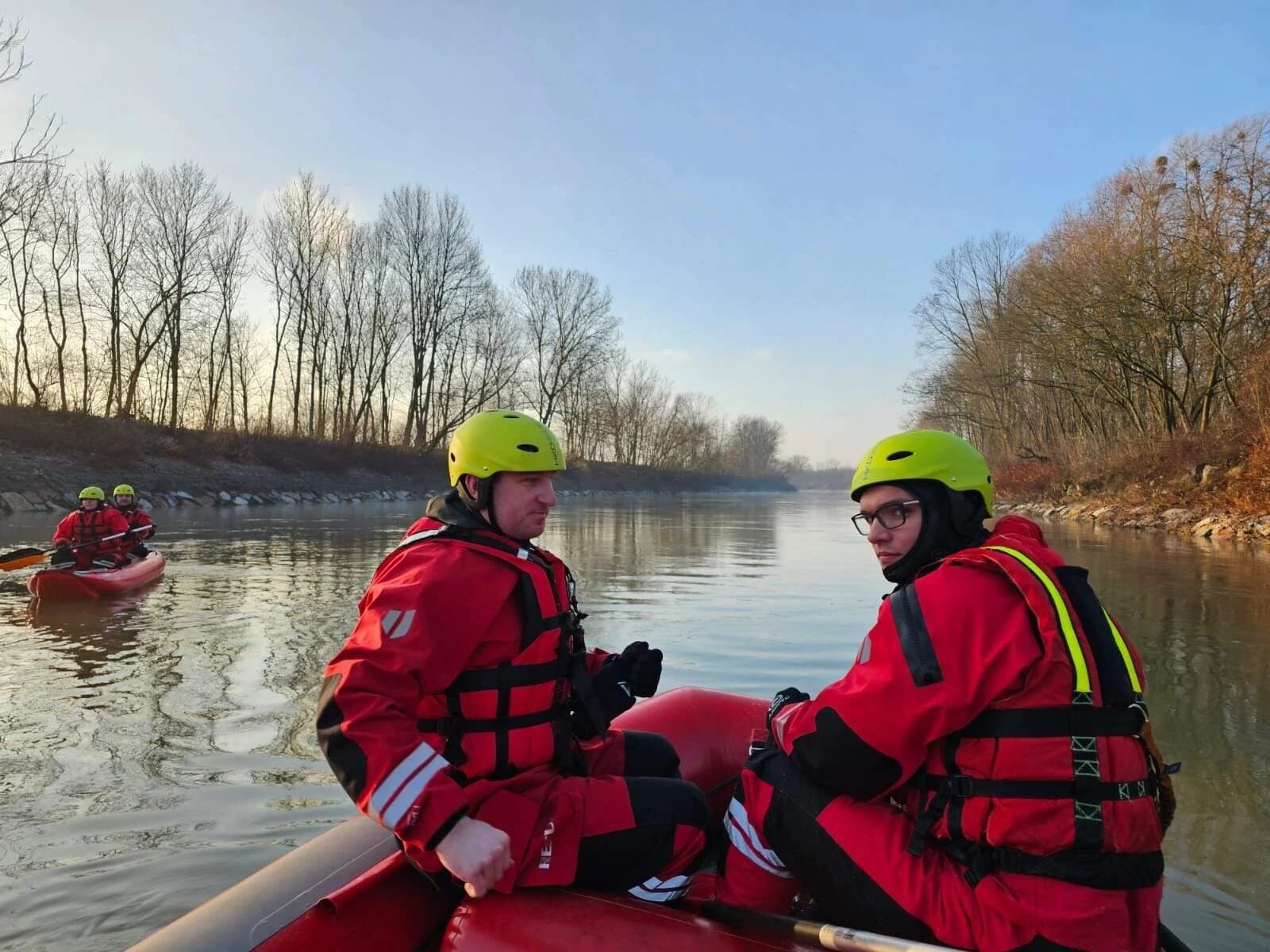 Výcvik voda sjezd Bečvy 28.12.2023
