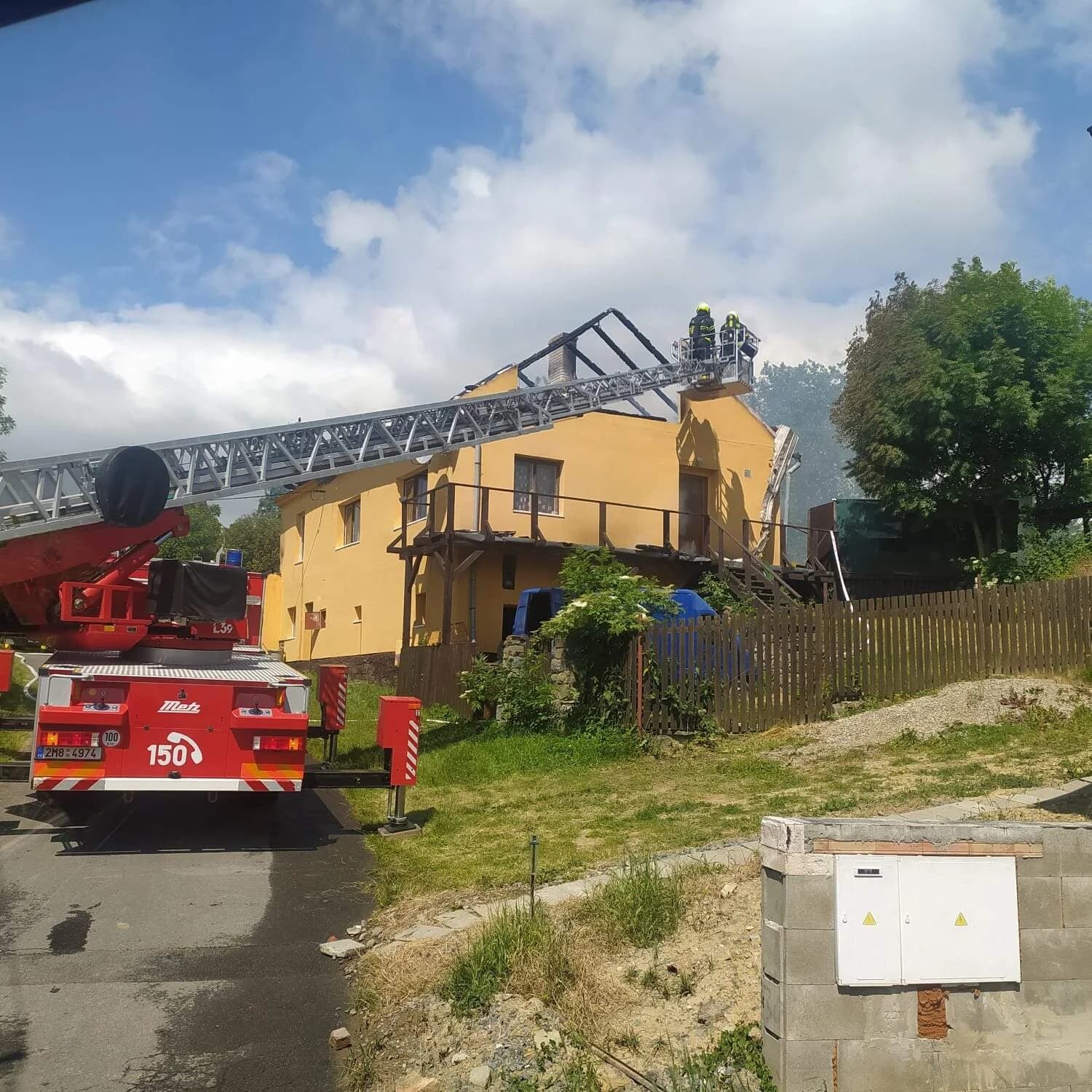 Požár výškové budovy Bezuchov, 15.6.2023