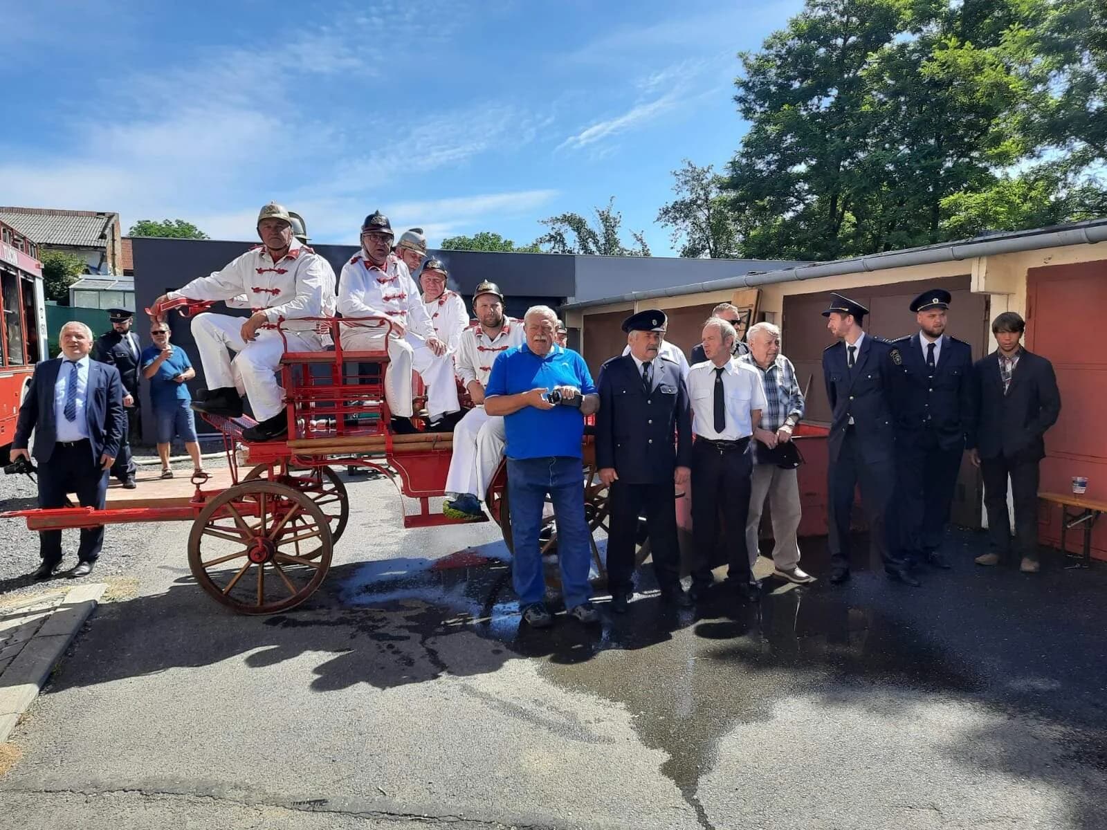 Oslavy 100 let SDH Tučín - ukázky 18.6.2022