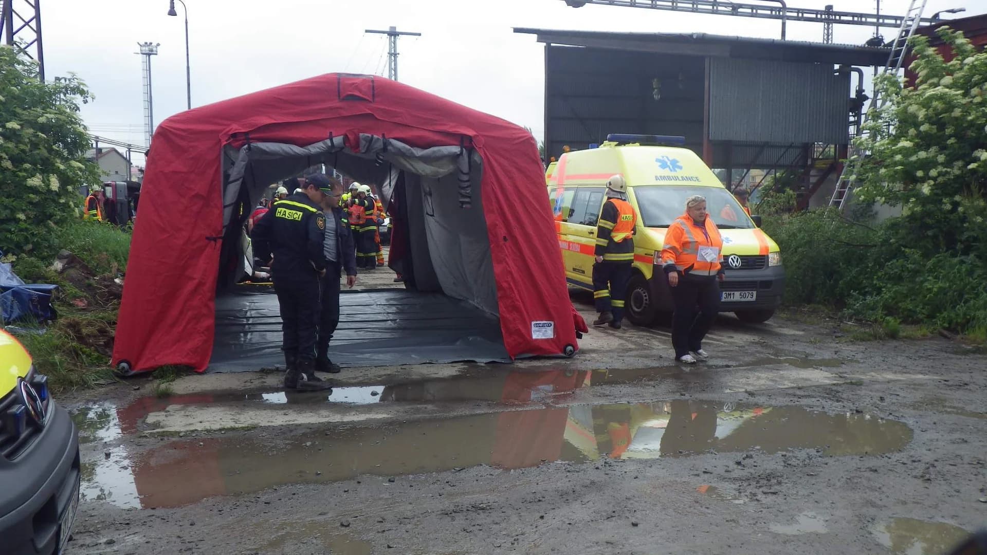 Taktické cvičení složek IZS - "Železniční přejezd" + Mezinárodní cvičení RAFEX